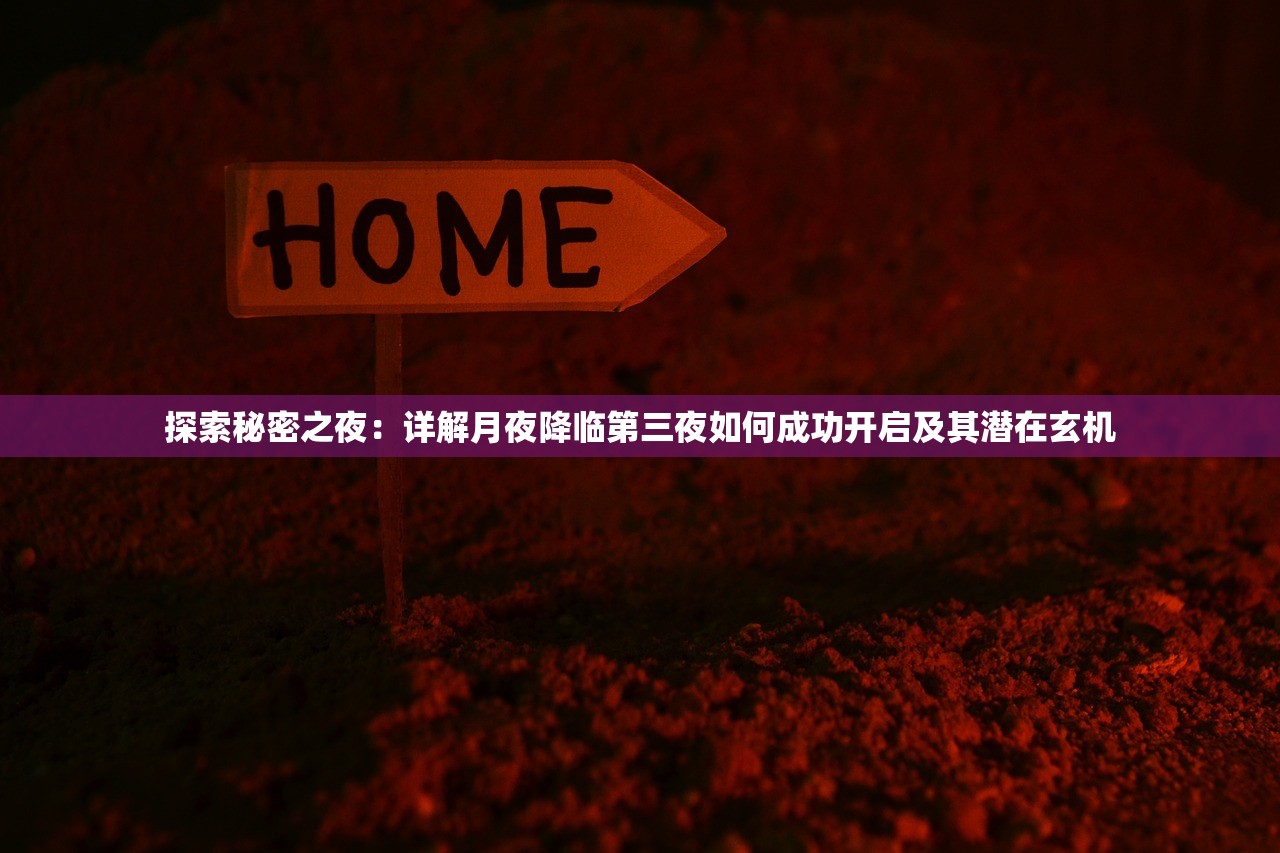 探索秘密之夜：详解月夜降临第三夜如何成功开启及其潜在玄机