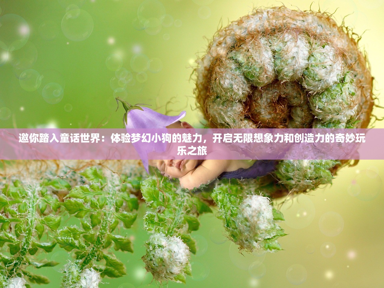 邀你踏入童话世界：体验梦幻小狗的魅力，开启无限想象力和创造力的奇妙玩乐之旅
