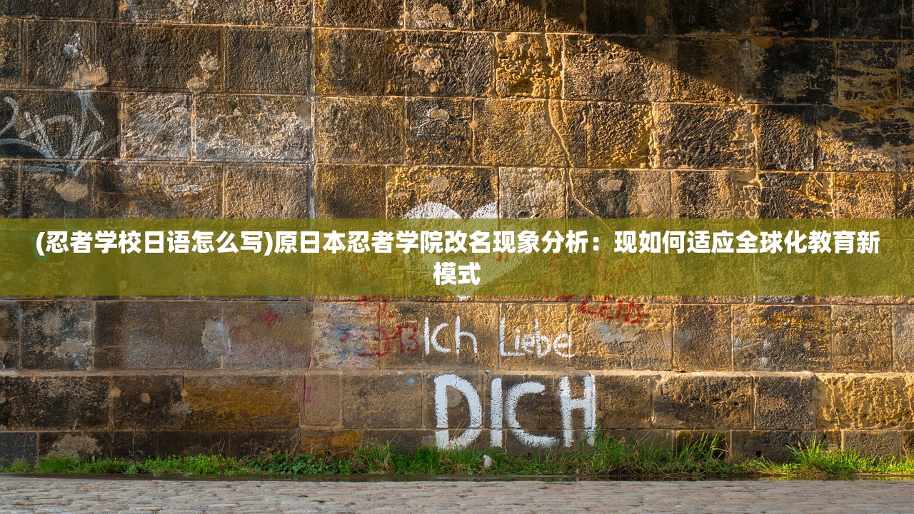 (忍者学校日语怎么写)原日本忍者学院改名现象分析：现如何适应全球化教育新模式
