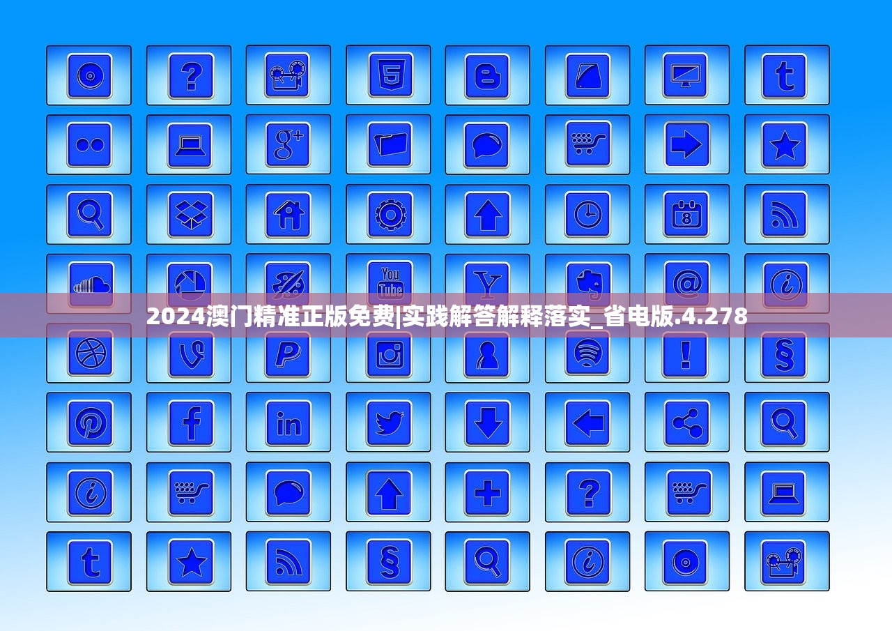 2024澳门精准正版免费|实践解答解释落实_省电版.4.278