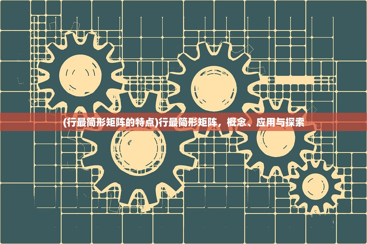 (行最简形矩阵的特点)行最简形矩阵，概念、应用与探索