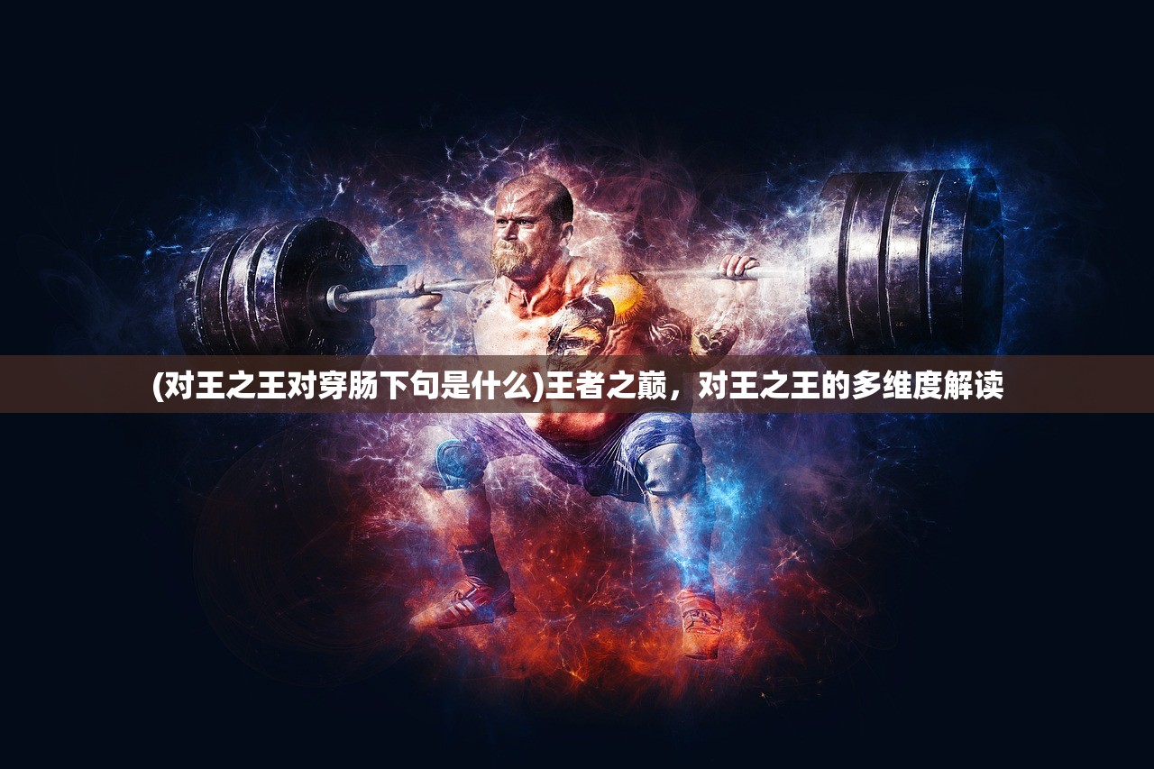 (对王之王对穿肠下句是什么)王者之巅,对王之王的多维度解读 (对王之王对穿肠下句是什么)王者之巅,对王之王的多维度解读