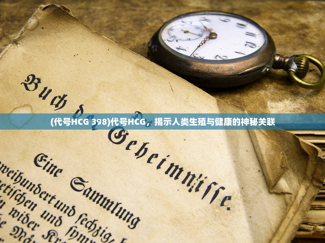 (代号HCG 398)代号HCG,揭示人类生殖与健康的神秘关联 (代号HCG 398)代号HCG,揭示人类生殖与健康的神秘关联