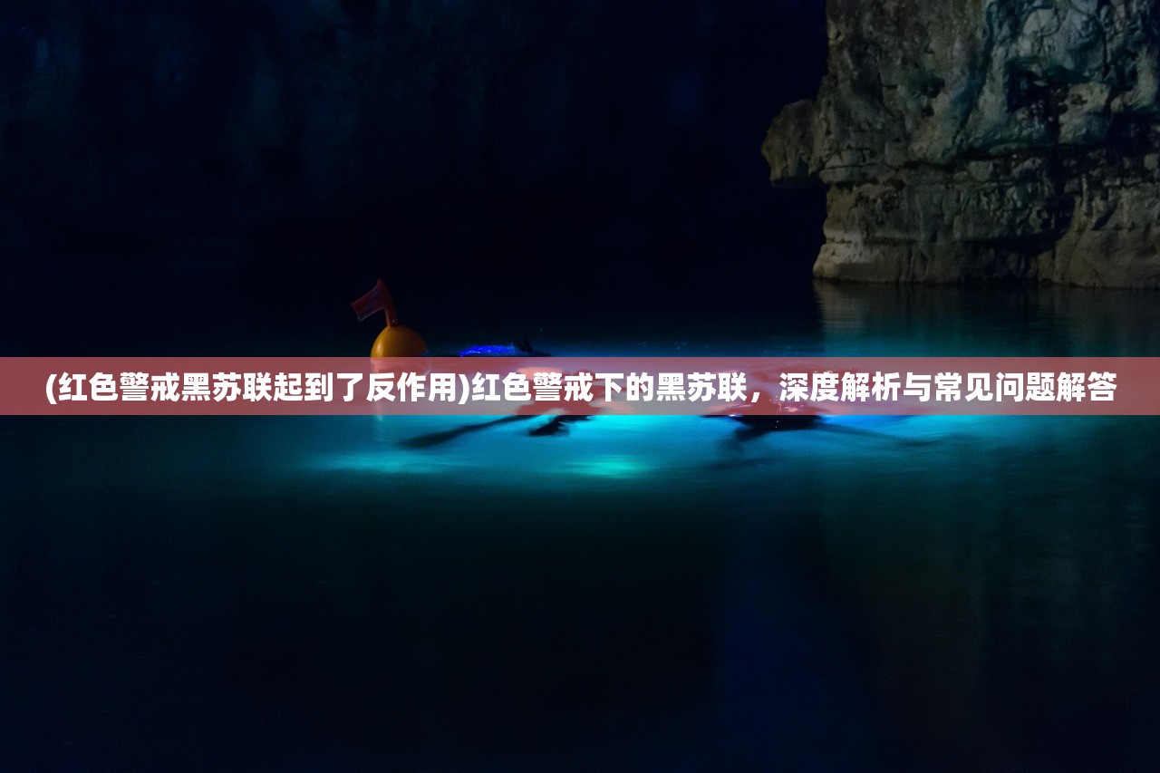 (红色警戒黑苏联起到了反作用)红色警戒下的黑苏联,深度解析与常见问题解答 (红色警戒黑苏联起到了反作用)红色警戒下的黑苏联,深度解析与常见问题解答