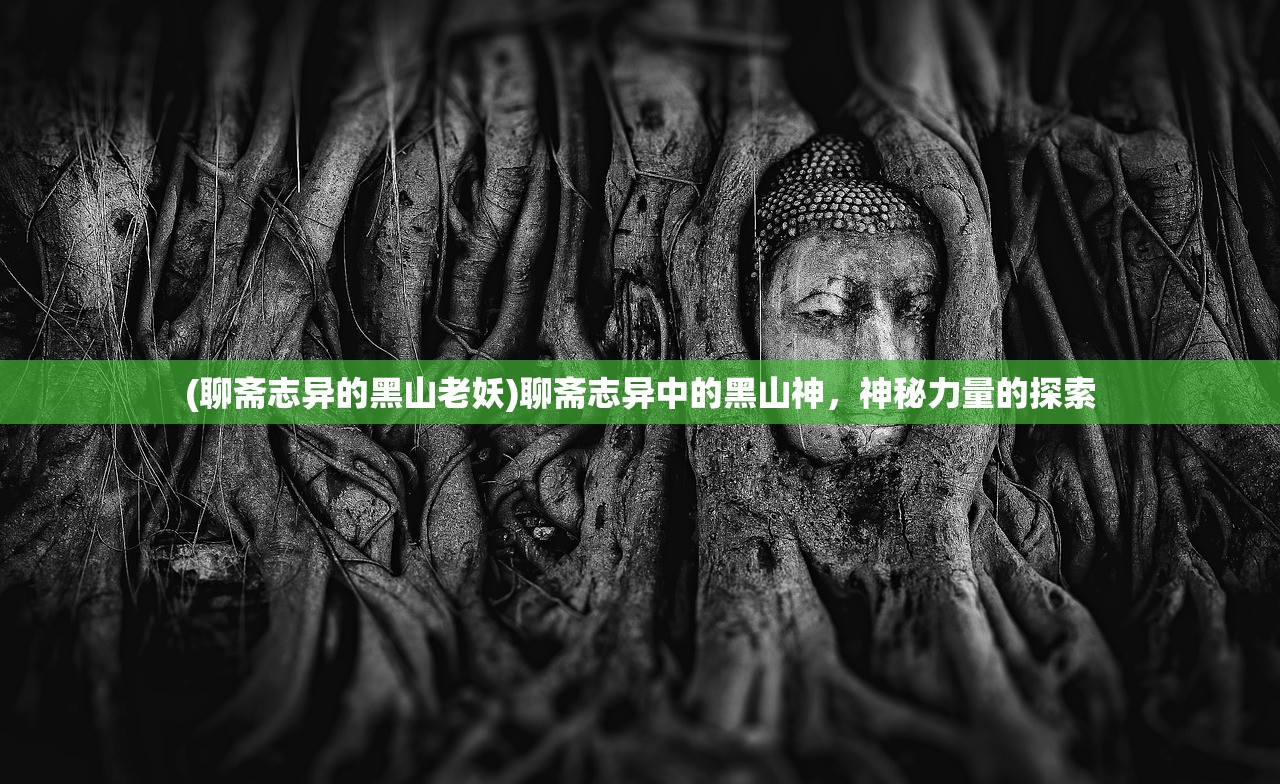 (聊斋志异的黑山老妖)聊斋志异中的黑山神，神秘力量的探索