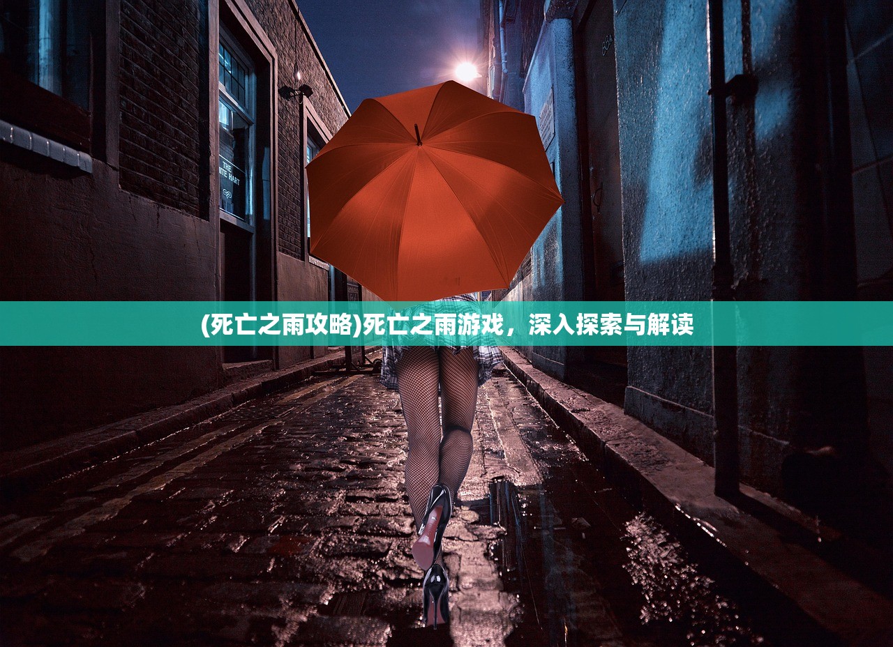 (死亡之雨攻略)死亡之雨游戏，深入探索与解读