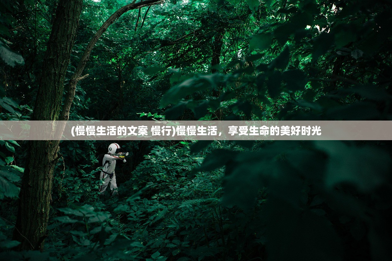 (慢慢生活的文案 慢行)慢慢生活，享受生命的美好时光