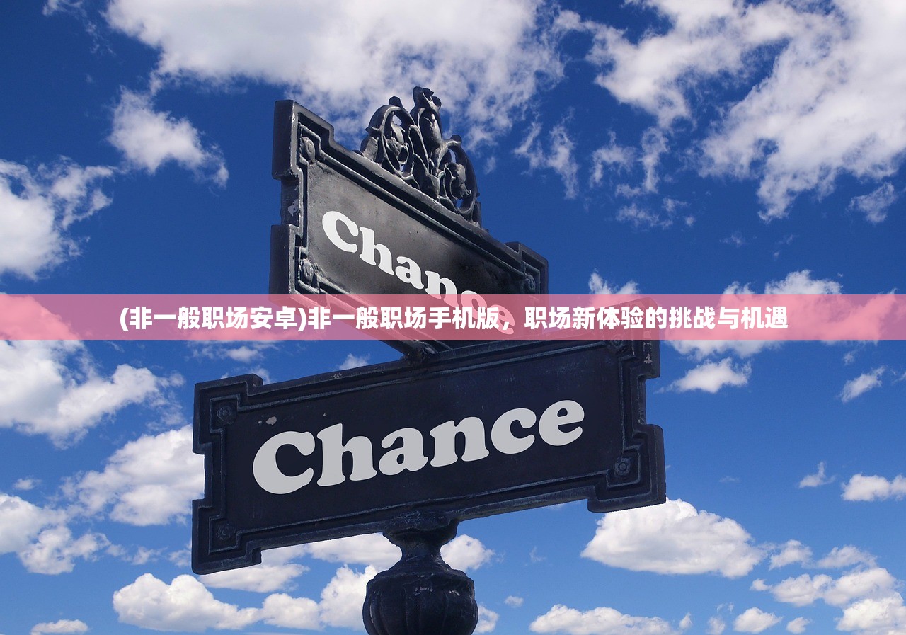 (非一般职场安卓)非一般职场手机版，职场新体验的挑战与机遇