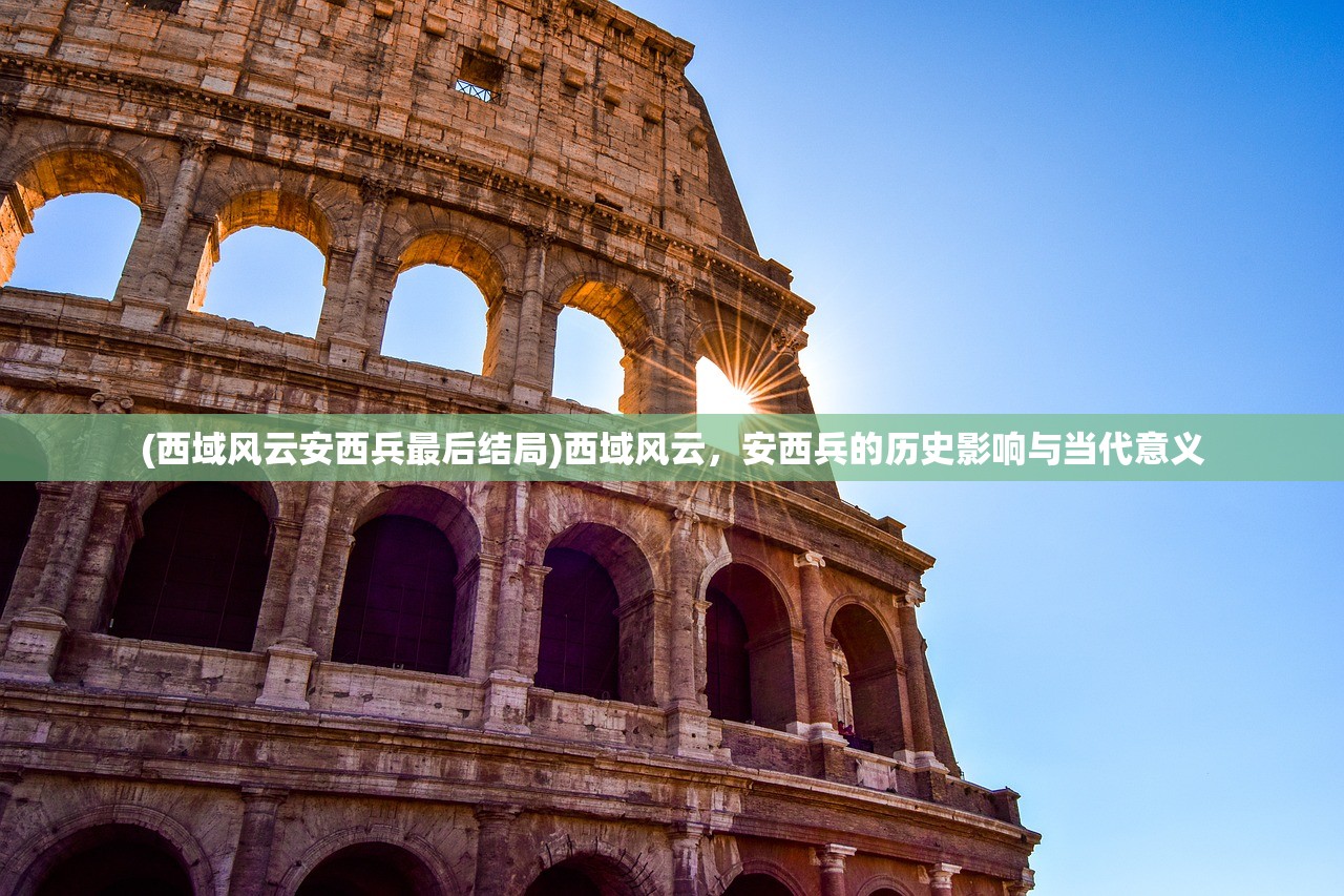 (西域风云安西兵最后结局)西域风云，安西兵的历史影响与当代意义