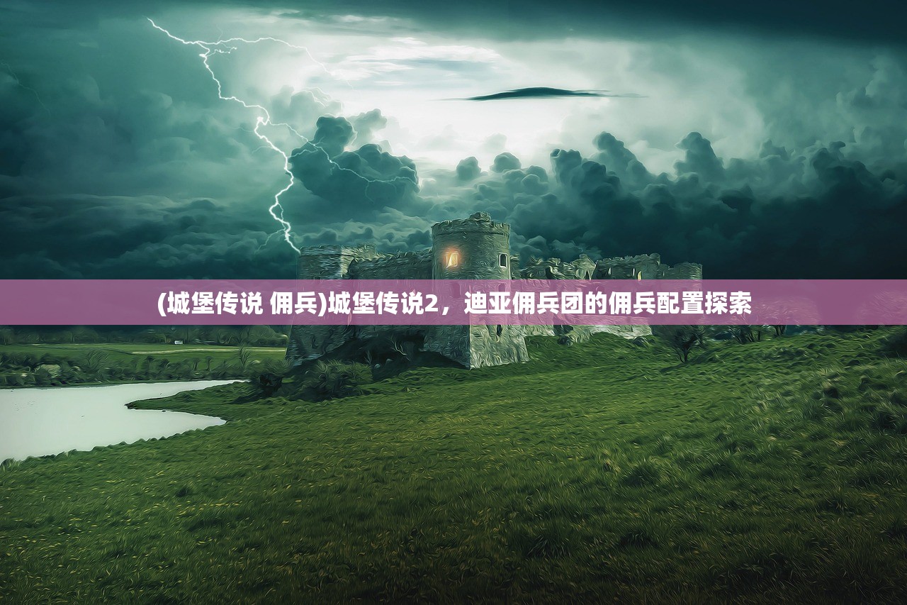 (城堡传说 佣兵)城堡传说2，迪亚佣兵团的佣兵配置探索