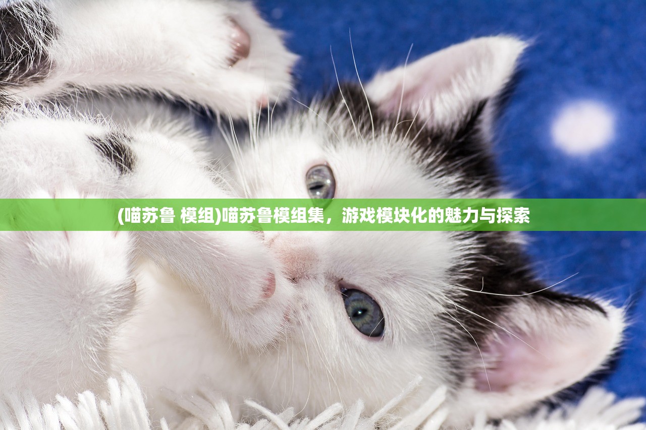 (喵苏鲁 模组)喵苏鲁模组集，游戏模块化的魅力与探索