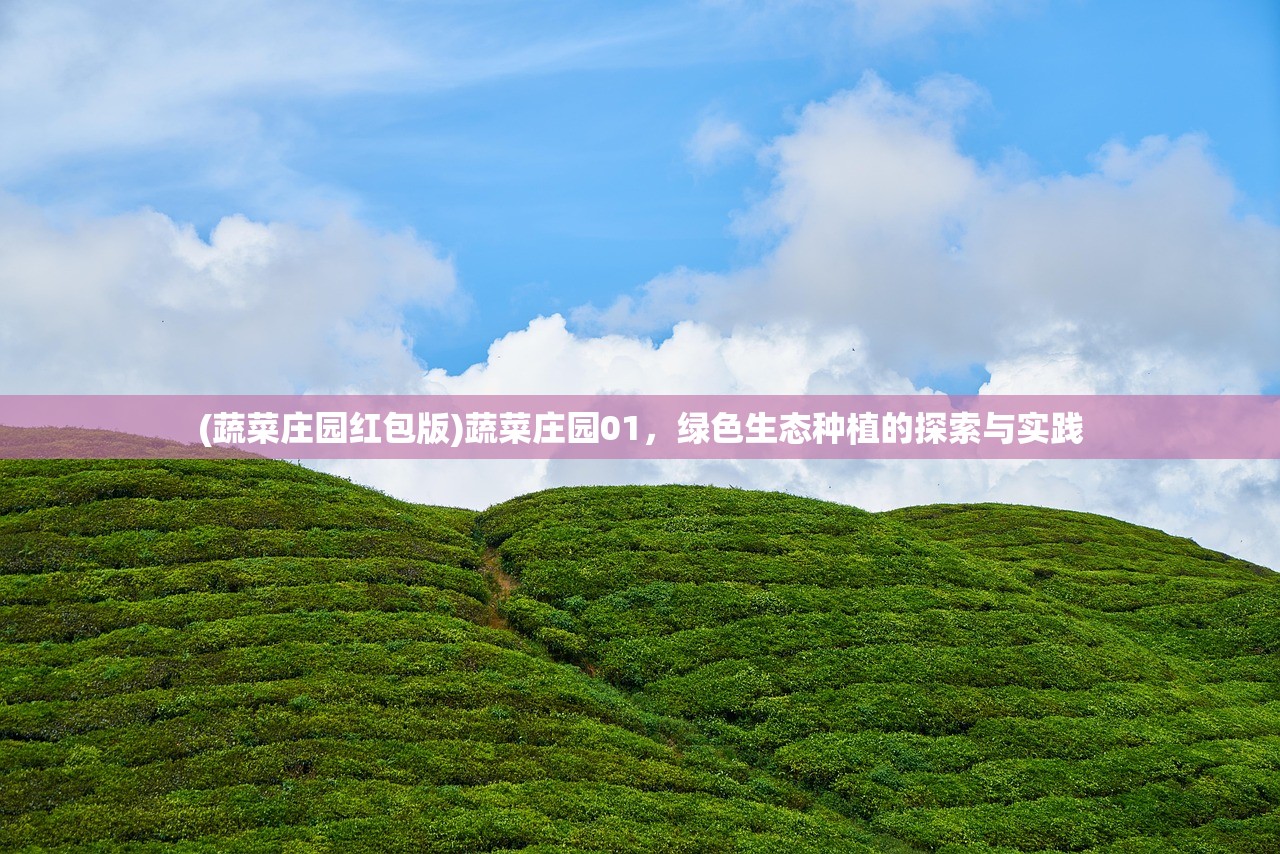 (蔬菜庄园红包版)蔬菜庄园01，绿色生态种植的探索与实践