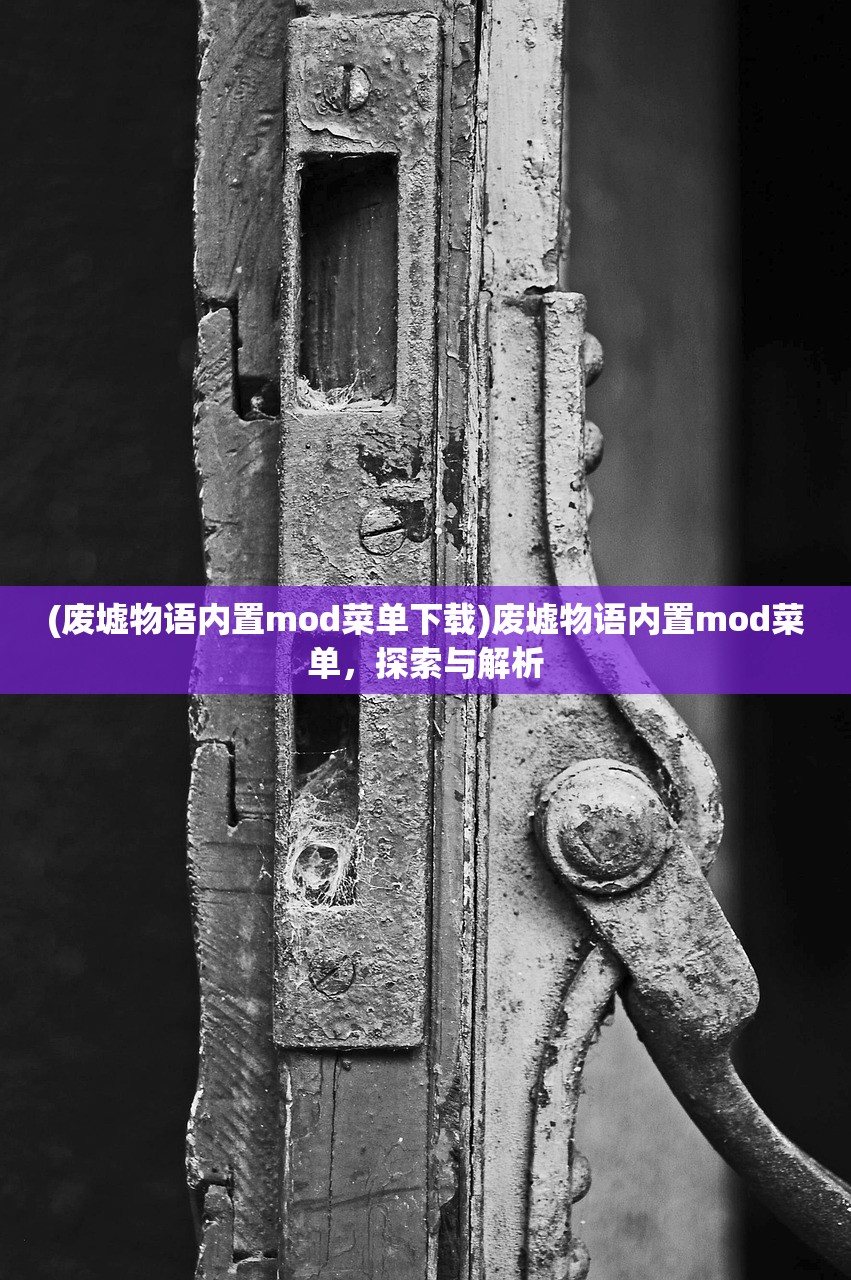 (废墟物语内置mod菜单下载)废墟物语内置mod菜单，探索与解析